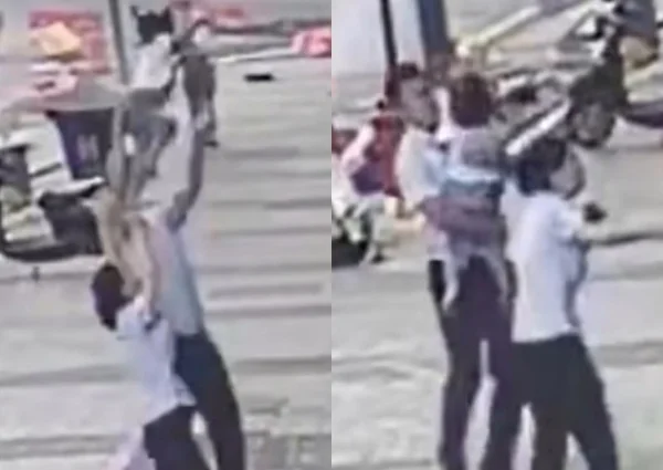 Homem salvou criança na China