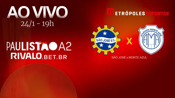 Paulistão A2 2026: assista São José x Monte Azul ao vivo no YouTube