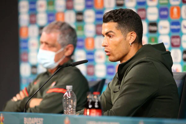 Cristiano Ronaldo em coletiva