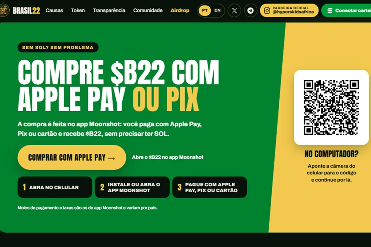 Site BB22 oferece criptomoeda a quem divulgar conteúdo que defende voto em Flávio Bolsonaro Site BB22 oferece criptomoeda a quem divulgar conteúdo que defende voto em Flávio Bolsonaro
