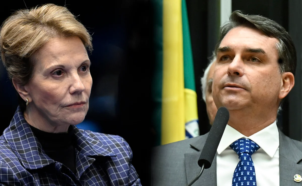 Tereza Cristina e Flávio Bolsonaro Tereza Cristina e Flávio Bolsonaro