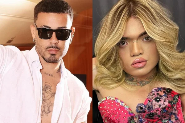 Montagem feita a partir de fotos das redes sociais de Carlinhos Maia e Leandrinha Du Art - Metrópoles