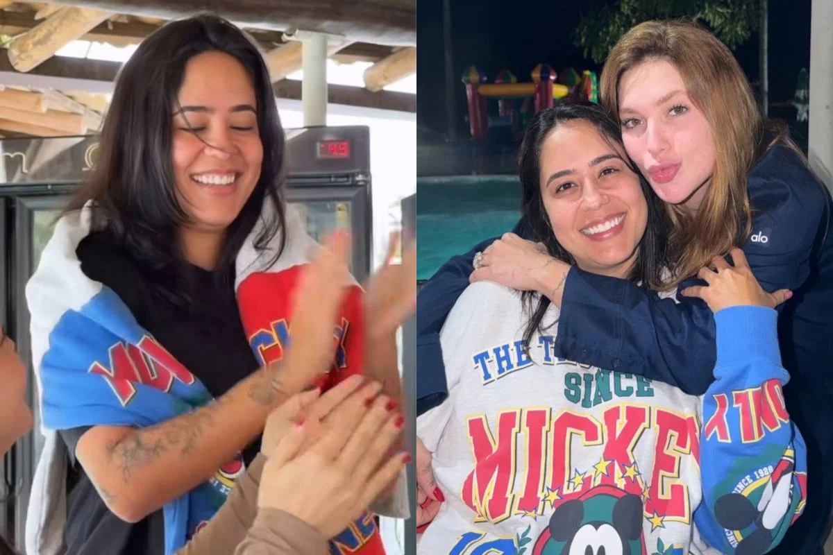 Virginia comemora o aniversário da ex-cunhada, Monyque Isabella, irmã de Zé Felipe