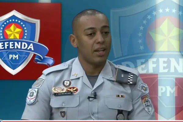 Policial Militar Henrique Velozo, que atirou na cabeça de Leandro Lo