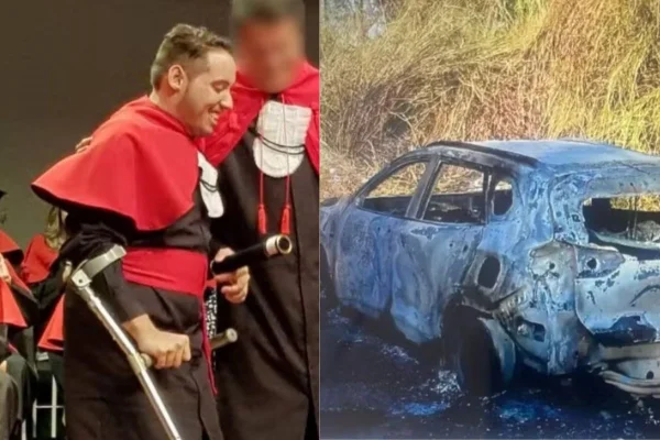Montagem colorida com foto de advogado vítima de homicídio (à esquerda) em Mogi Mirim, interior de São Paulo.