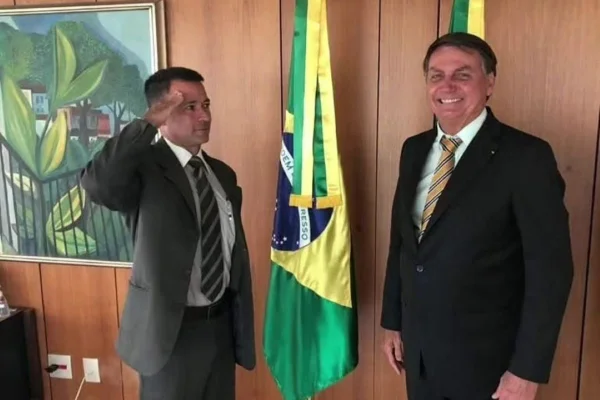 Mello Araújo e Jair Bolsonaro