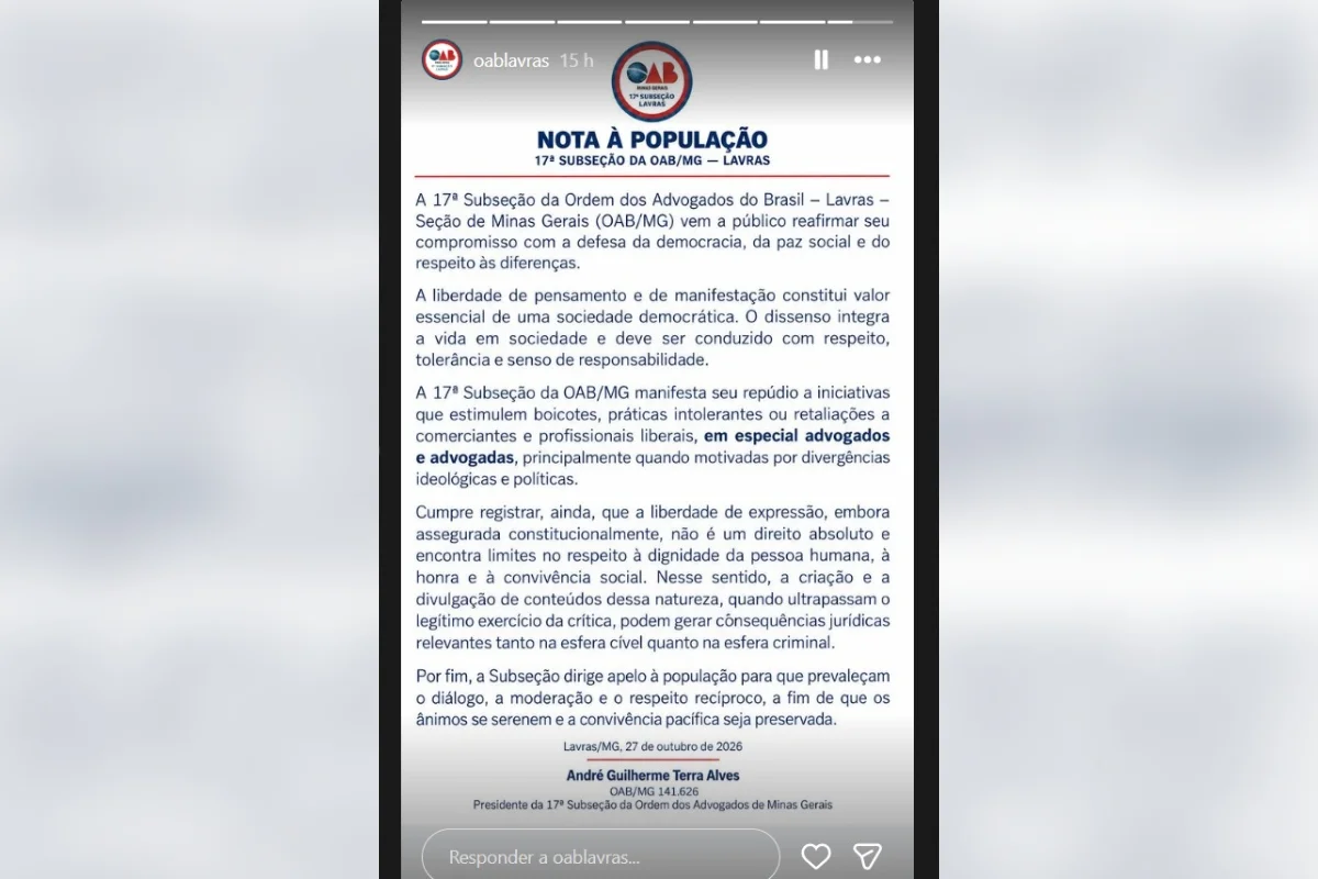 Direita cria listas de boicote a empresas acusadas de apoiar Lula em MG - imagem 1 Direita cria listas de boicote a empresas acusadas de apoiar Lula em MG - imagem 1