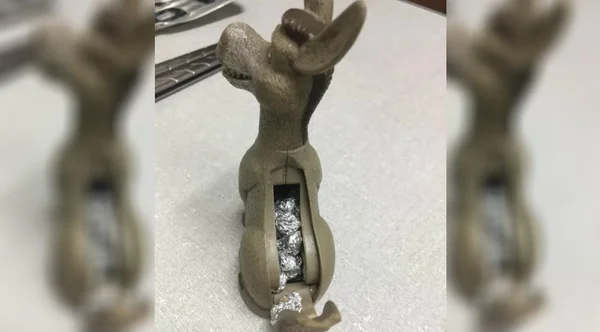 Traficante usava “burro do Shrek” para esconder crack no DF