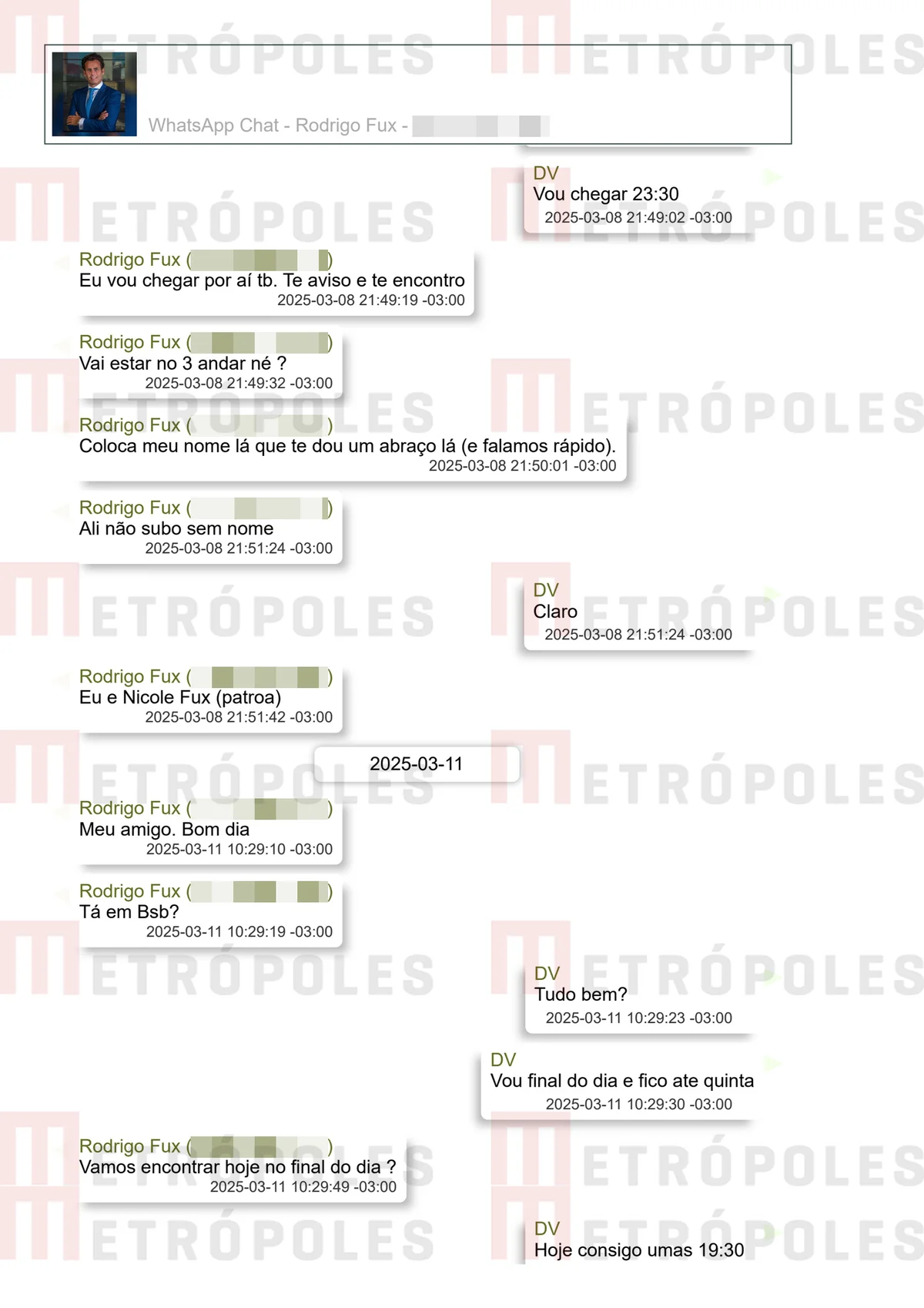 Filho de Fux ofereceu tapete vermelho a Vorcaro; veja prints das conversas - imagem 20 Filho de Fux ofereceu tapete vermelho a Vorcaro; veja prints das conversas - imagem 20