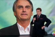 O presidente eleito durante participação no Teleton O presidente eleito durante participação no Teleton