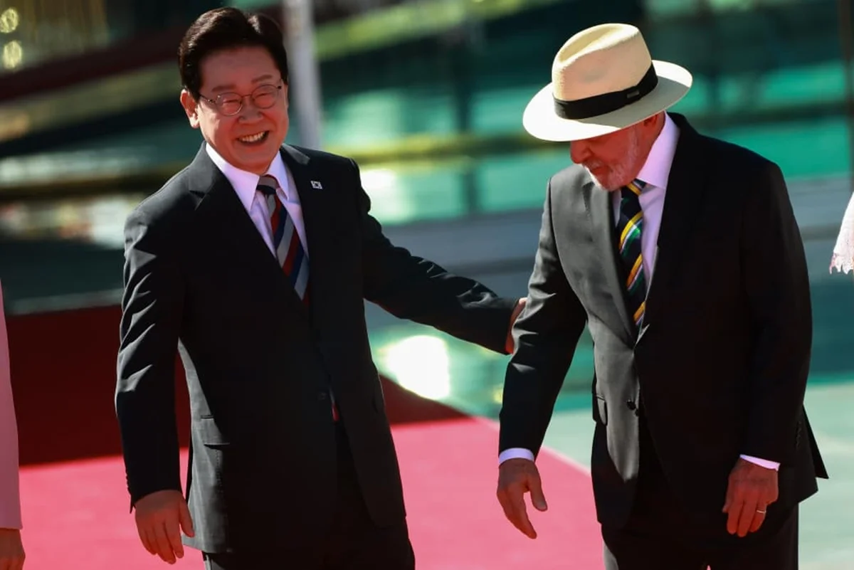 Lula recebe presidente da Coreia do Sul no Palácio da Alvorada - imagem 7 Lula recebe presidente da Coreia do Sul no Palácio da Alvorada - imagem 7