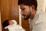 Yuri Lima com Nala, fruto da relação com Iza