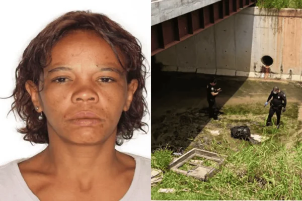 Colagem colorida de mulher encontrada esquartejada em córrego; partes de corpo foram reconhecidas - Metrópoles