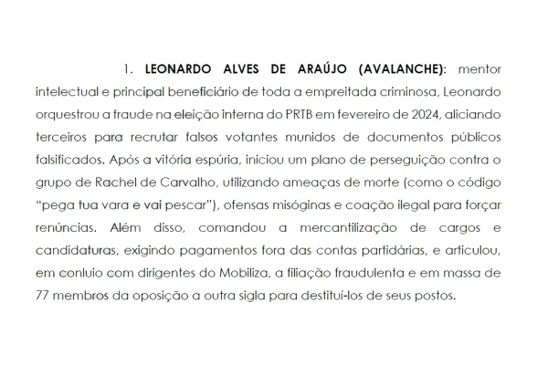 Vice de Marçal é réu por associação criminosa e vínculo com PCC - destaque galeria Vice de Marçal é réu por associação criminosa e vínculo com PCC - destaque galeria