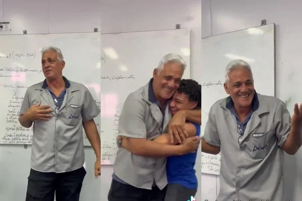 Vídeo: porteiro se emociona com convite para ser padrinho de formatura