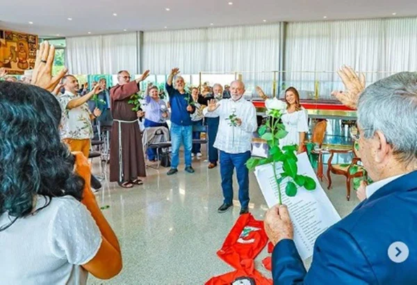Lula em ato ecumênico no Palácio da Alvorada