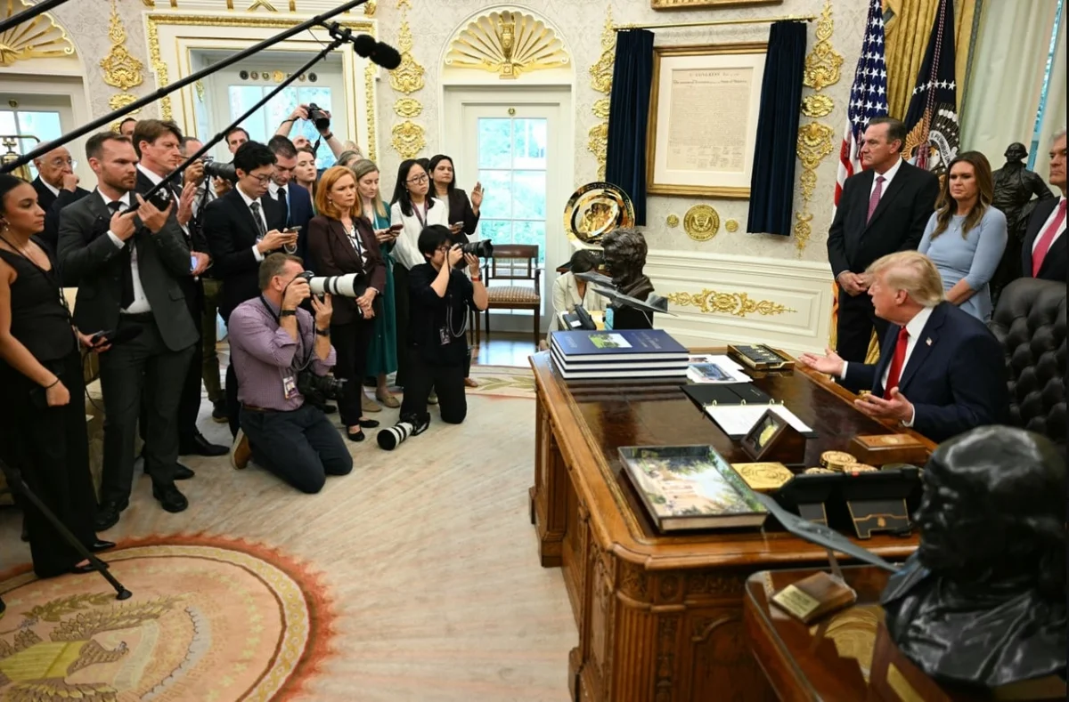 Vance diz ser “totalmente apropriado” banimento de imprensa por Trump - imagem 3 Vance diz ser “totalmente apropriado” banimento de imprensa por Trump - imagem 3