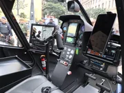 Helicóptero é equipado com câmera de alta precisão para reconhecimento facial e alcance de 40 km Helicóptero é equipado com câmera de alta precisão para reconhecimento facial e alcance de 40 km