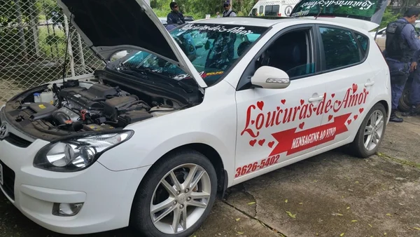 “Mensageiro do amor” usava carro clonado para trabalhar e acabou preso