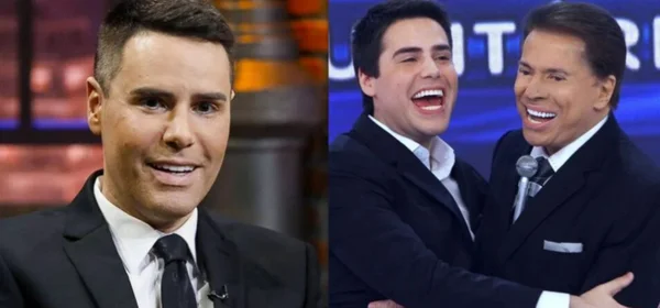 Luiz Bacci e Silvio Santos