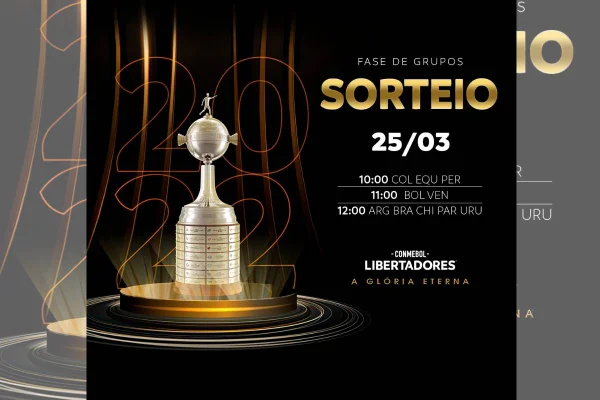 Sorteio da Libertadores: veja em quais potes estão os times do Brasil