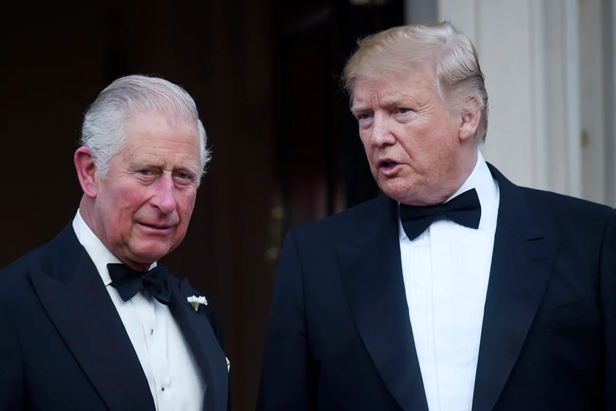 Rei Charles III e Trump Rei Charles III e Trump