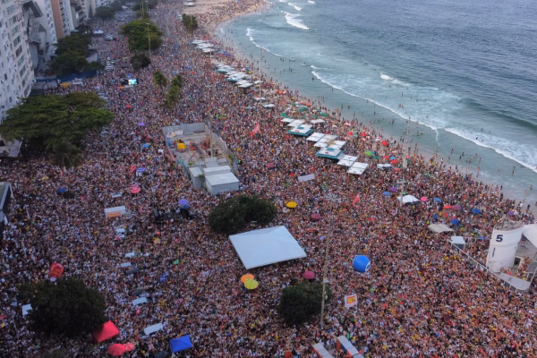 foto copacabana protesto