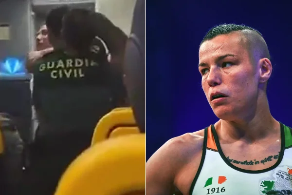 Imagem colorida da lutadora irlandesa Sinead Kavanagh