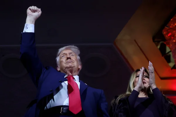 Imagem colorida mostra o presidente Donald Trump - Metrópoles