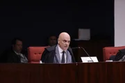 Ministro Alexandre de Moraes em julgamento do núcleo 4 da trama golpista