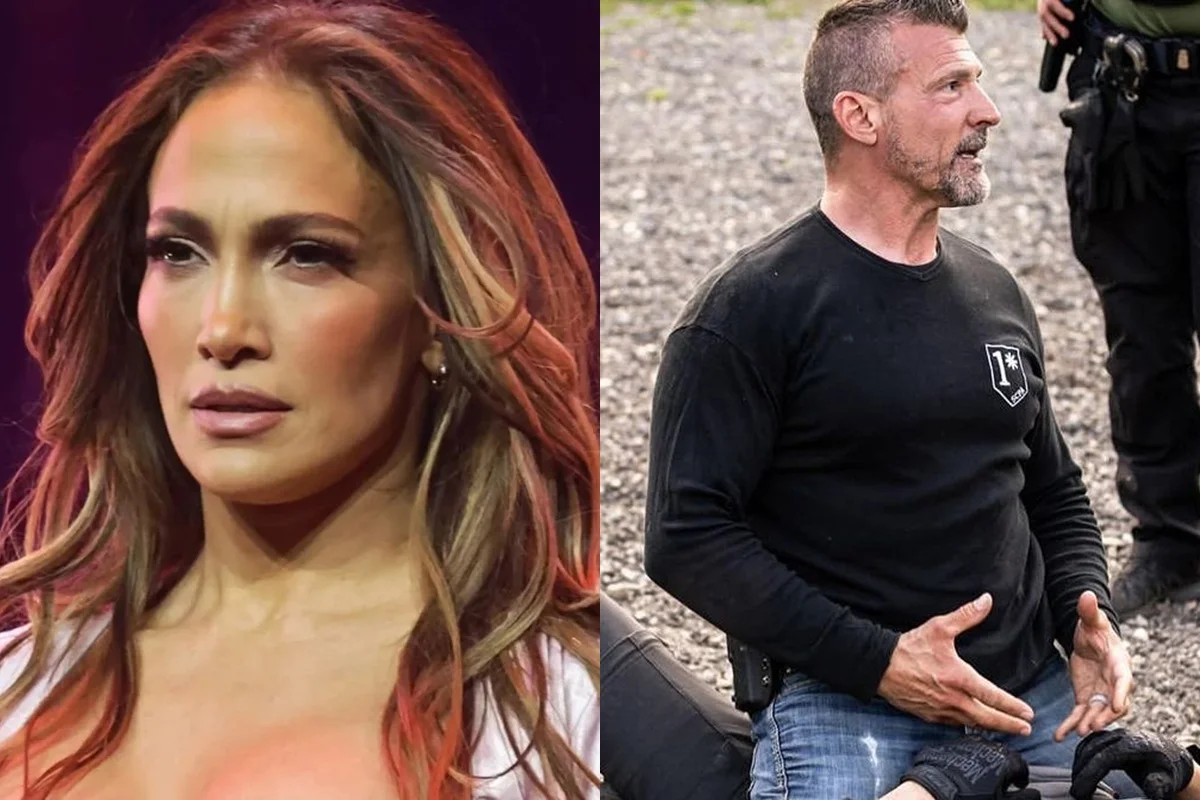 Montagem colorida de Jennifer Lopez e Alberto Gallazzi - Metrópoles