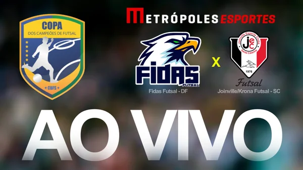 Copa dos Campeões de Futsal: veja como foi Fidas Futsal x JEC/Krona