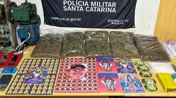 Traficante que vendia drogas com foto do presidente Lula é preso em SC