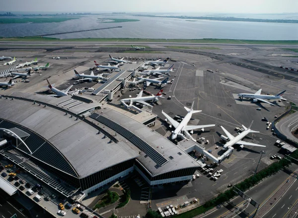 imagem colorida aeroporto jfk nova york