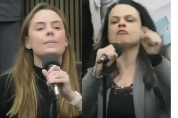 As vereadoras Zoe Martinez (PL) e Janaína Paschoal (PP)