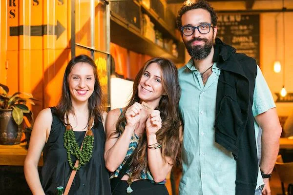 Patricia Bon, Luana Faria e Gustavo Maultasch Patricia Bon, Luana Faria e Gustavo Maultasch