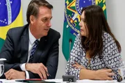 Bolsonaro e Bia Kicis