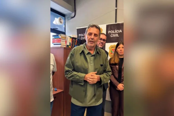 O secretáriio de Segurança Pública de São Paulo, Nico Gonçalves
