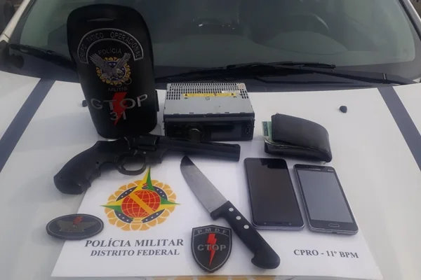 PMDF prende quadrilha especializada em roubar motoristas de aplicativo