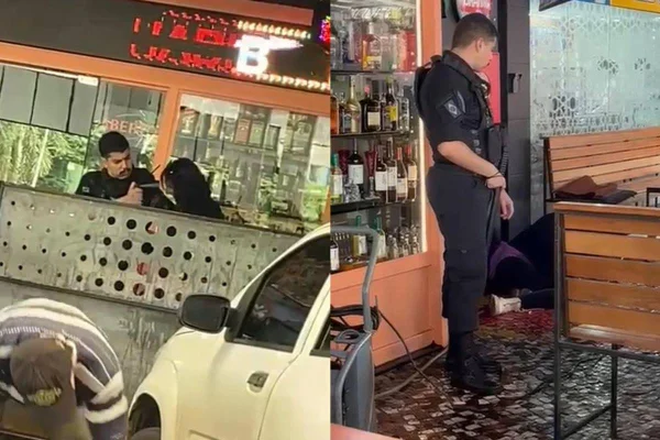 Vídeo: segurança acerta jato de spray de pimenta no rosto de mulher