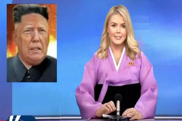 Imagem colorida de meme do Trump - Metrópoles