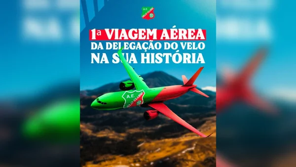 Viagem de avião para jogo no DF será a 1ª da história do Velo Clube