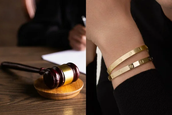 bracelete love da cartier luxo - metrópoles