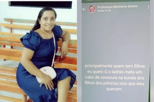 Imagem colorida, Professora é afastada após desejar estupro contra filhos de petistas no PA - Metrópoles