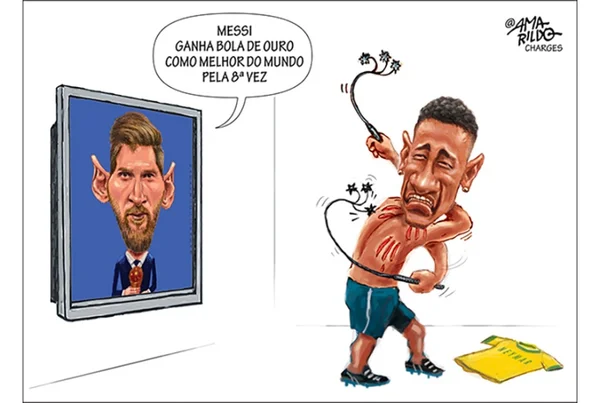 Charge do Amarildo