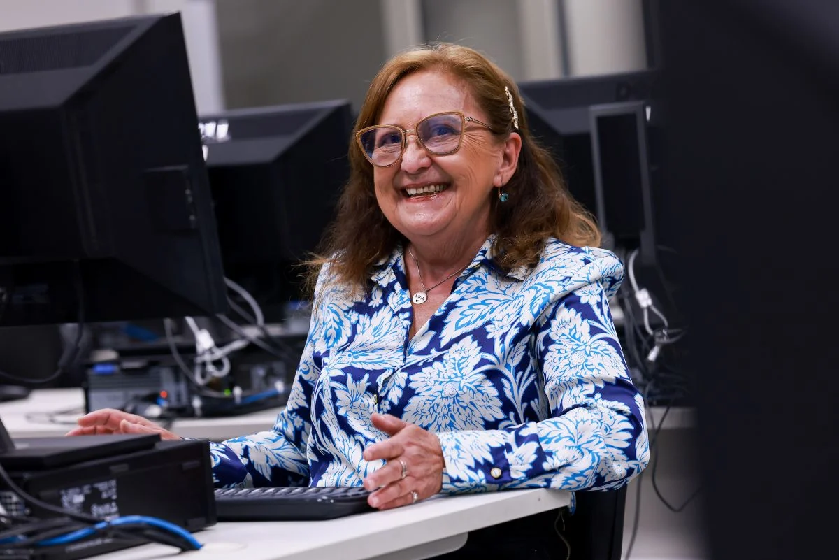 A economista aposentada Maria Lúcia Leite, de 74 anos A economista aposentada Maria Lúcia Leite, de 74 anos
