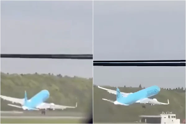 Avião arremete ao tentar pousar devido a fortes ventos em Tóquio
