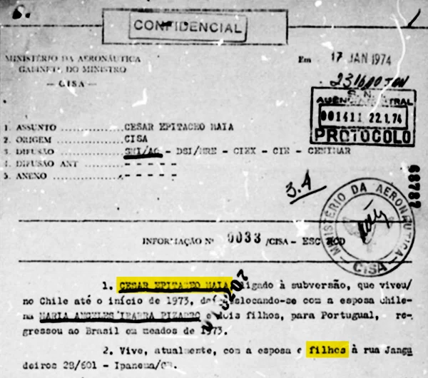 Como Rodrigo Maia, aos 3 anos, aparece em documento da ditadura
