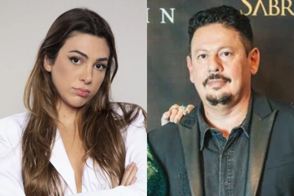 Pétala Barreiros e o empresário Marcos Araújo