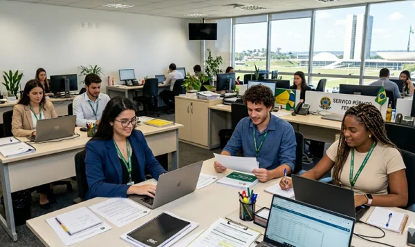 Estagiários do serviço público federal - Metrópoles